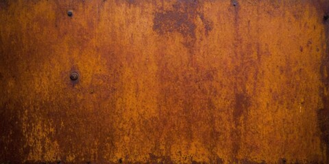 Sticker - Grunge rusted metal texture, rust and oxidized metal background. Old metal iron panel