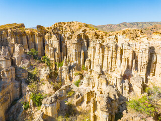 Yuanmou soil forest landscape in Chuxiong, Yunnan, China