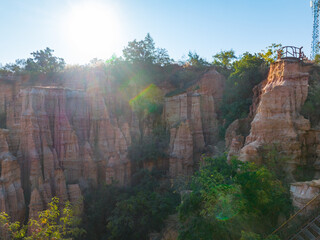 Yuanmou soil forest landscape in Chuxiong, Yunnan, China