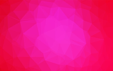 Poster - light pink vector abstract mosaic backdrop.