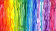 Bright rainbow colors paint strokes background, colorful abstract Rainbow Curtain Background, with vertical lines,abstract painting strokes background with strong blue, dark moderate pink and linen 

