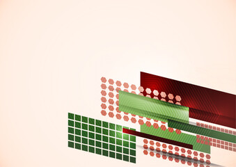 Poster - Modern overlaps of dynamic geometric shapes. Cover for cover, wallpaper, poster, banner, website, flyer. Vector