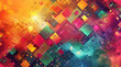 colorful abstract squares background wallpaper