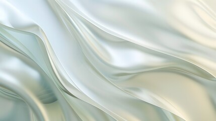 Poster - Wavy pattern inspired by the flow of silk, wavy abstract background