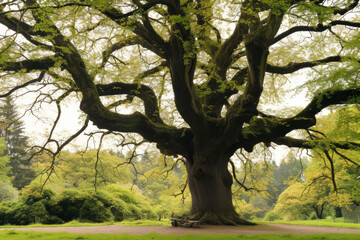 Canvas Print - trees in the park