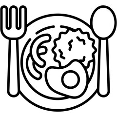 Sticker - Lunch Icon