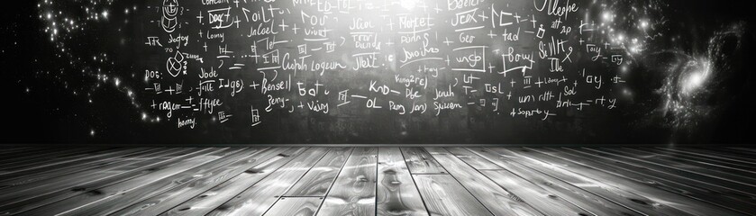 Poster - heart of the classroom, the chalkboard stands as a symbol of education and learning, its black surface a canvas for the exploration of knowledge