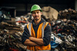 © Tetiana - Generative AI picture of garbage removal service in work recycling clean city concept