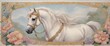 Royal Victorian art horse graphic illustration	