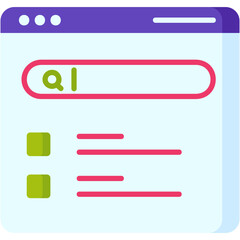 Sticker - Search Bar Illustration