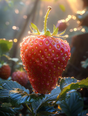 Wall Mural - A strawberry