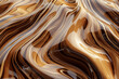 Toffee background. Melted Toffee mass Toffee texture mass swirl background