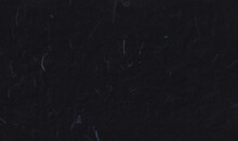 Hand Made Antique Blank Sheet Black Paper Texture With Blue Fibers.