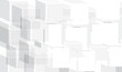 © Djibriel - White gray abstract background illustration vector with squares.