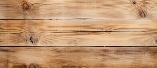 Canvas Print - The photograph showcases a detailed close-up of a wooden plank wall, displaying the texture of old, brown, rustic wood in a bright light.