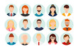 © Graphic Gurus - Set of different people avatars. User avatar in circle. Vector illustration