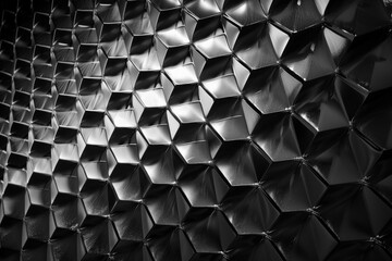 Poster - Abstract background with a surface of a repetitive pattern. Hi-tech futuristic. Materials Science. Background image. Created with Generative AI technology.