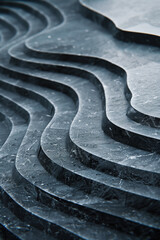 Poster - Abstract background with a surface of a repetitive pattern. Hi-tech futuristic. Materials Science. Background image. Created with Generative AI technology.