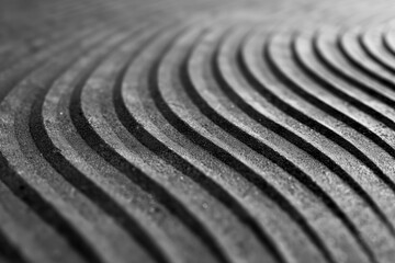 Poster - Abstract background with a surface of a repetitive pattern. Hi-tech futuristic. Materials Science. Background image. Created with Generative AI technology.