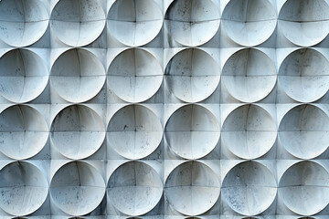 Poster - Abstract background with a surface of a repetitive pattern. Hi-tech futuristic. Materials Science. Background image. Created with Generative AI technology.