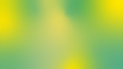 Wall Mural - Abstract soft gradient background vibrant yellow and green shaded effect blurred natural colours Brazil flag 