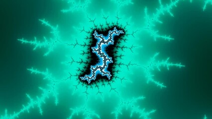 Wall Mural - camera movement inside a multicolor bright fractal. fractal sequence patterns 3d. for yoga or clubs 