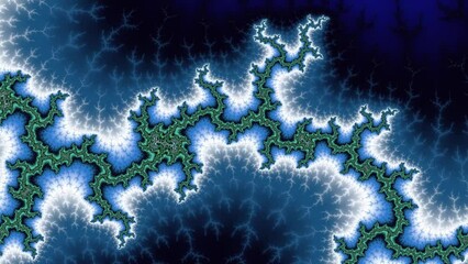 Wall Mural - camera movement inside a multicolor bright fractal. fractal sequence patterns 3d. for yoga or clubs 