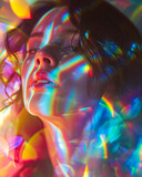 Fototapeta Boho - Iridescent Enchantment: A Dazzling Fusion of Color and Light
