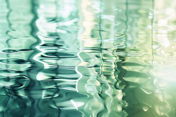 Poster - Abstract background with reflections and caustics. Futuristic background image. Created with Generative AI technology.