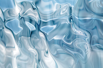 Poster - Abstract background with reflections and caustics. Material science. Futuristic background image. Created with Generative AI technology.