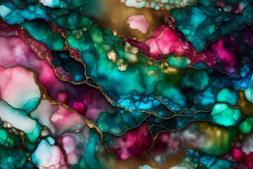 Aufkleber - abstract background with bubbles