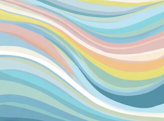 Sticker - Abstract pastel multicolored background design