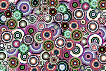  illustration pattern of the circle multicolor background.