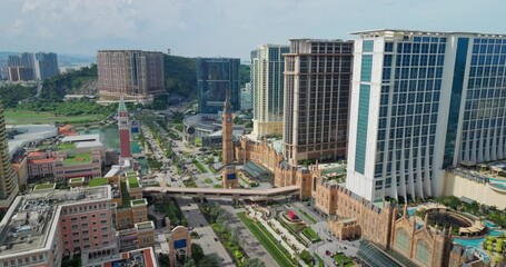 Poster - Macau city downtown in Taipa district