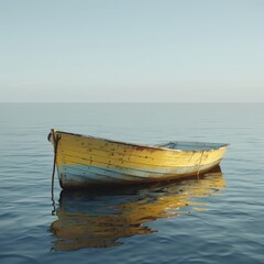 Wall Mural - a boat in the water