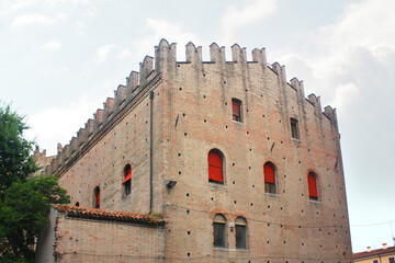 Wall Mural - Palazzo Podesta on Piazza Cavour in Rimini, Italy	
