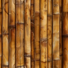 Wall Mural - Seamless bamboo wood texture pattern high resolution 4k, natural wood for design, architecture and 3d. HD realistic material rugged, surface tileable for creative work and design