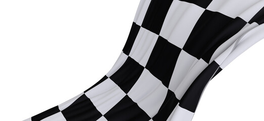 Aufkleber - finish flag digital 3d race - png