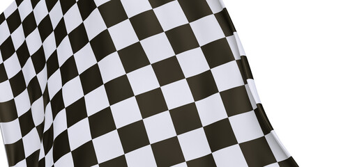 Aufkleber - flag finish race sport 3d champion winner