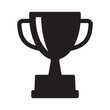Trophy icon. Trophy cup, winner cup, victory cup vector icon. Reward symbol sign for web and mobile.