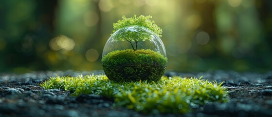 Poster - a concept for reducing greenhouse gas emissions to combat climate change and protect the environment