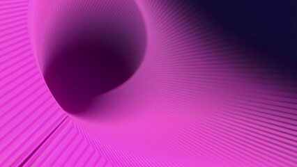Fototapete - Abstract digital seamless loop animation of rectangular geometric shapes with purple-pink gradient. Visually interesting and dynamic composition. 3d rendering. 4K, Ultra HD resolution