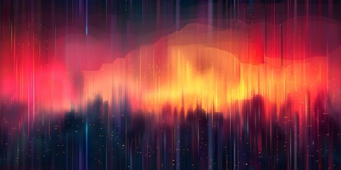 Poster - abstract background with soundwave scope signal showing music frequency in studio seamless backgroun