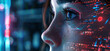 © RemsH - futuristic eyes interface, augmented reality, science fiction, innovation, development, artificial intelligence, AI
