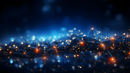 modern futuristic abstract background with plexus mesh backdrop molecular