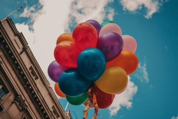 LGBTQ Pride coming out narrative. Rainbow straw colorful branch diversity Flag. Gradient motley colored may green LGBT rightsparade individualized pride community