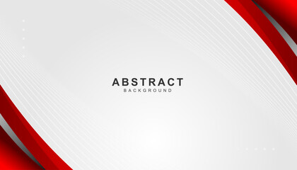 Red white modern abstract background design