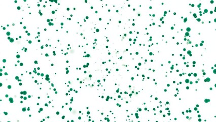 Poster - Animation with bubbles rising up. Design. Cloud of small dots moving up.