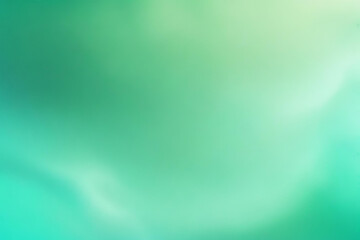Wall Mural - abstract gradient smooth blurred smoke aquamarine green background image