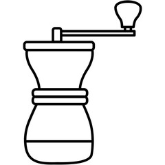 Sticker - Coffee Mill Icon